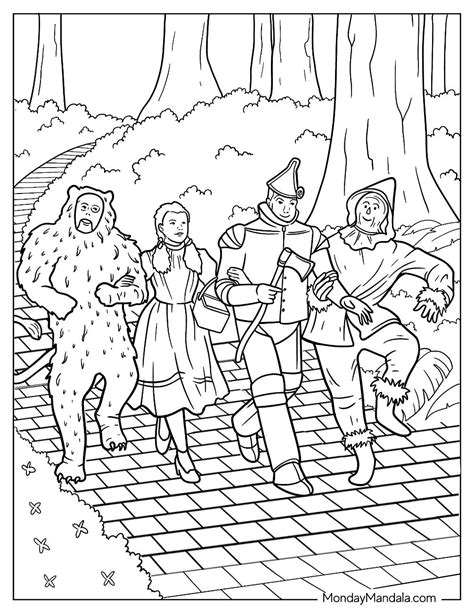 Wizard Of Oz Coloring Pages