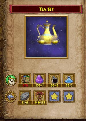 Wizard101 Tea Set Recipe