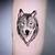 Wolf Head Tattoos Designs