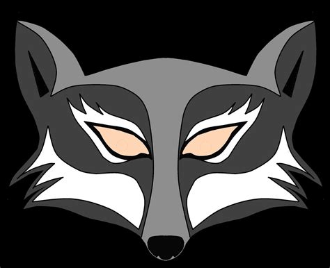 Wolf Mask Template Free