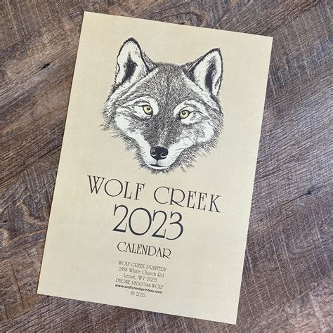 Wolf Creek Calendar