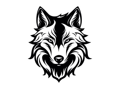 Unleash Your Creativity with the Majestic Wolf Face SVG - Download for Free Now!