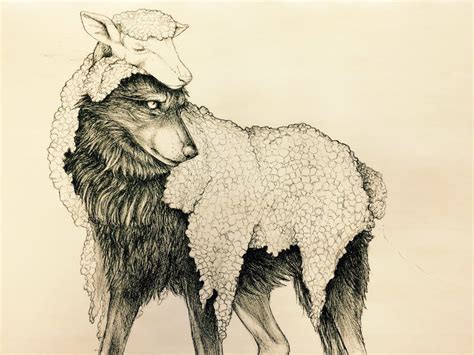 Unveiling the Intriguing Wolf in Sheep Skin Tattoo Design