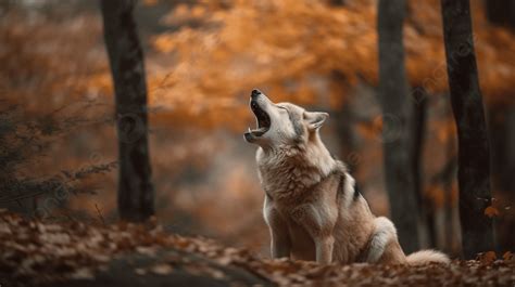 Wolf howling