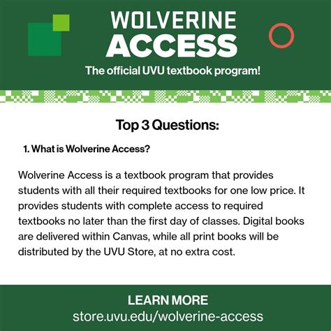 Wolverine Access Your Questions Answered