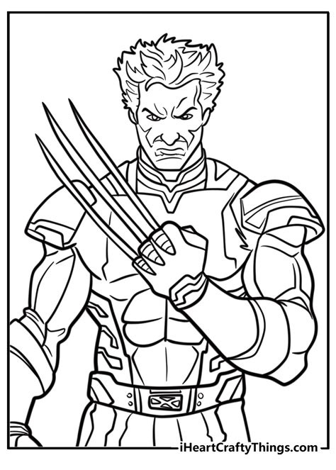 Wolverine Coloring Pages