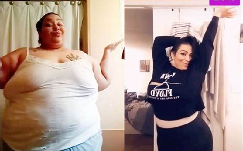 Woman Documenting Her Weight Loss
