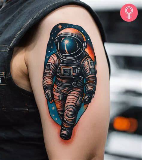 Woman Astronaut Tattoo