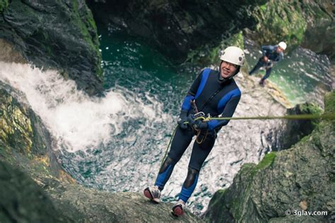 Woman Canyoning Bled