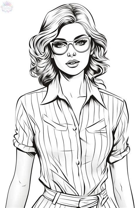 Woman Coloring Pages
