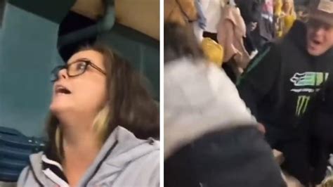 Supercross Tit* Flashing woman (Danae Mari) leads to wild brawl at
