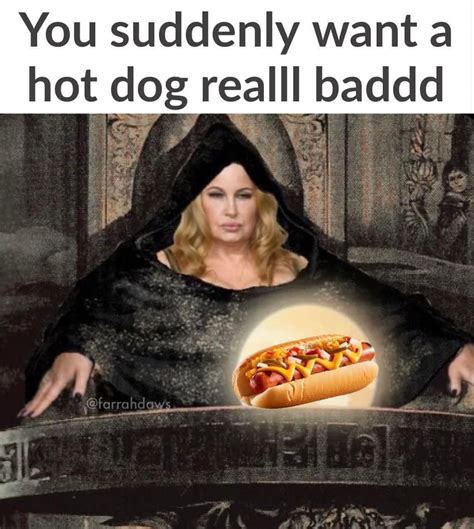 Woman Hot Dog Meme