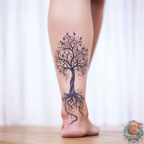 Woman In Tree Tattoo