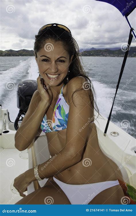 Woman on boat