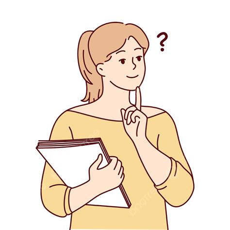 Woman thinking making decision