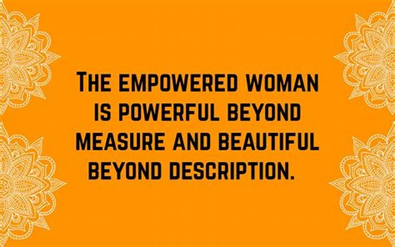 Women Empowerment Quote