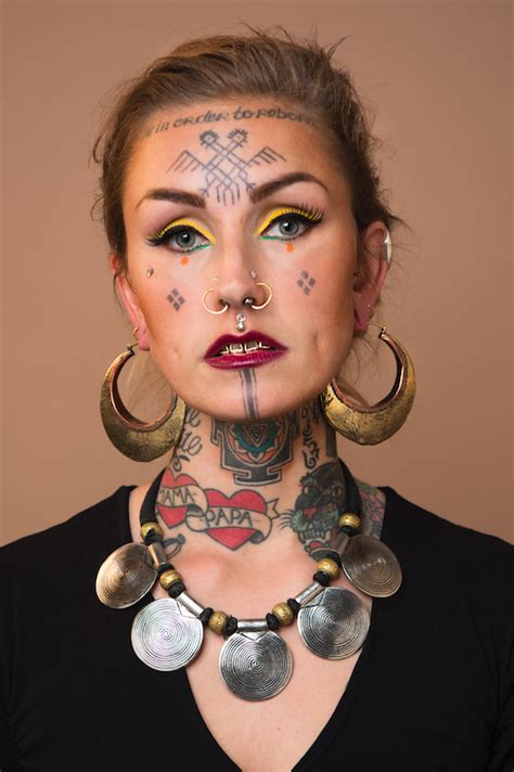 Women Face Tattoos