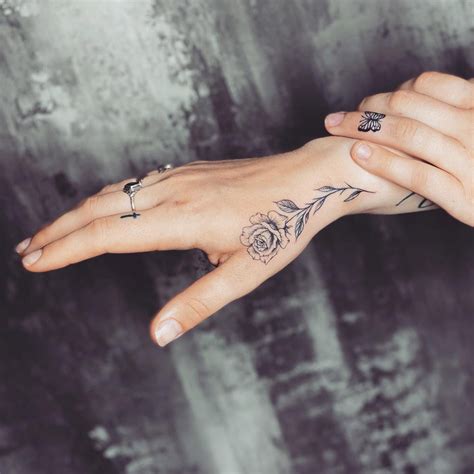 Women Hand Tattoo