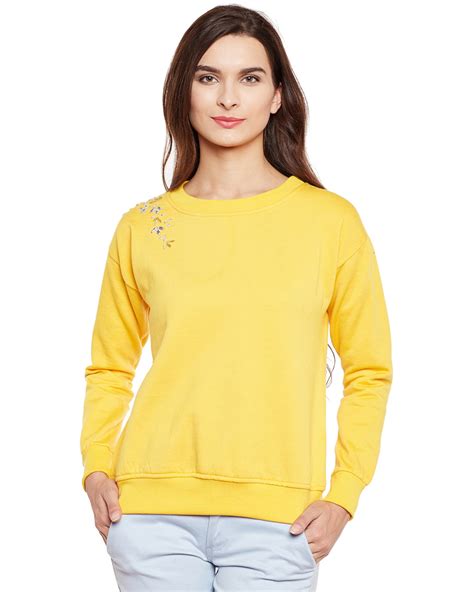 Womens Yellow Sweatshirt