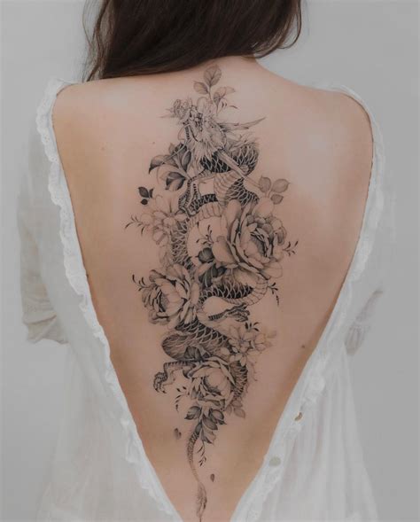 Womens Back Tattoos