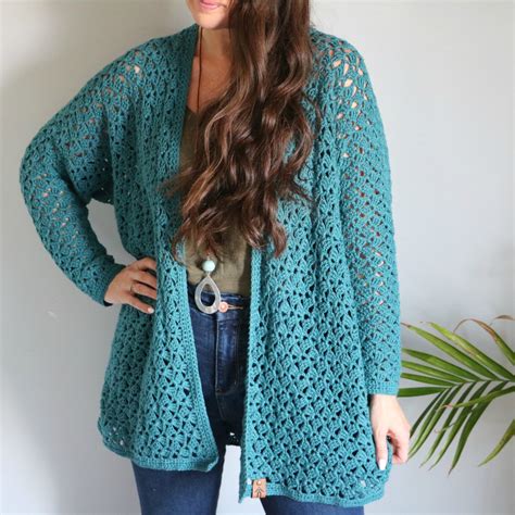 Womens Crochet Cardigan
