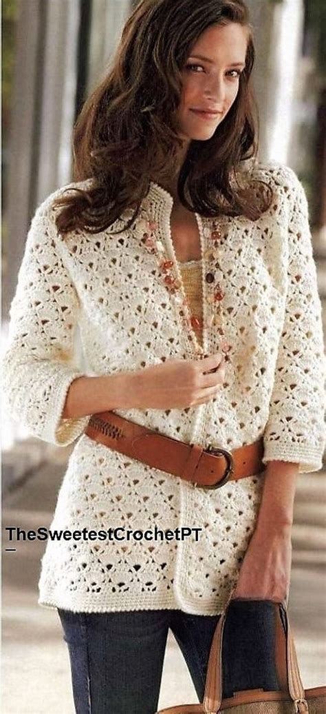Womens Crochet Jacket