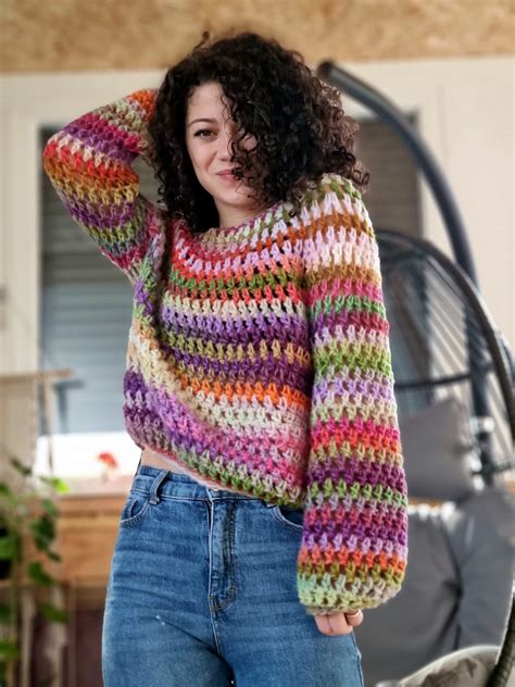 Womens Crochet Sweaters