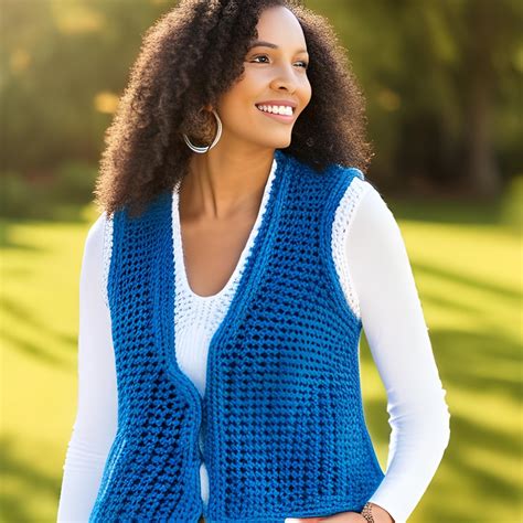 Womens Crochet Vest Pattern