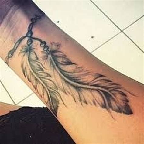 Womens Unique Feather Tattoo