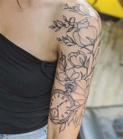 Womens Upper Arm Tattoo