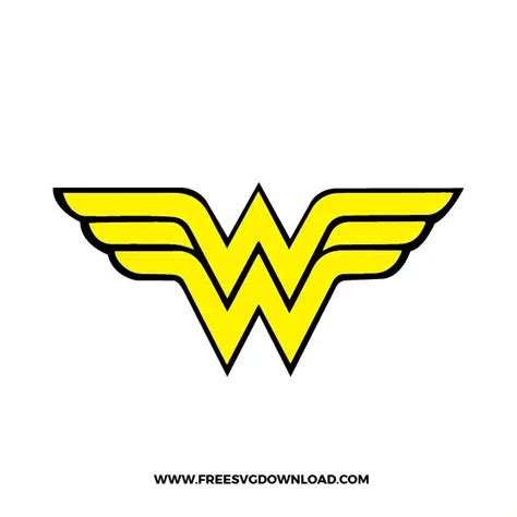 Unleash Your Inner Warrior with our Free Wonder Woman SVG File: Get Yours Now!