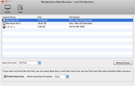 Wondershare Mac Data Recovery Software