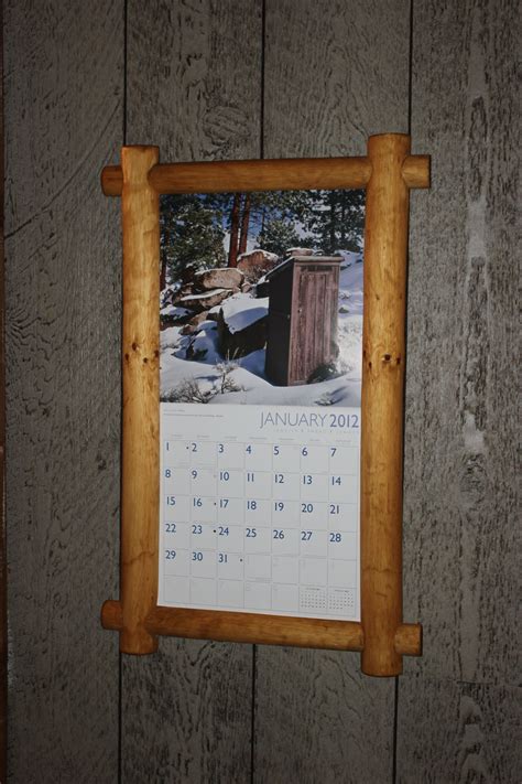Wood Calendar Frame