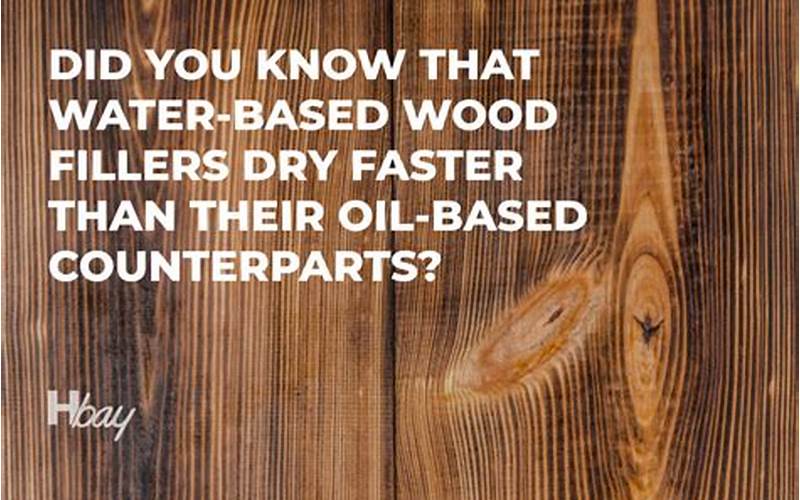 Wood Filler Drying Time Tips