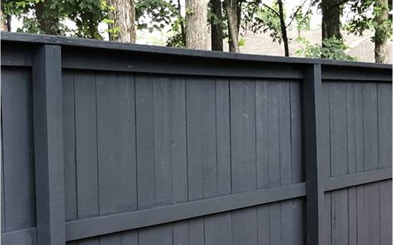 Wood Privacy Fence Gray