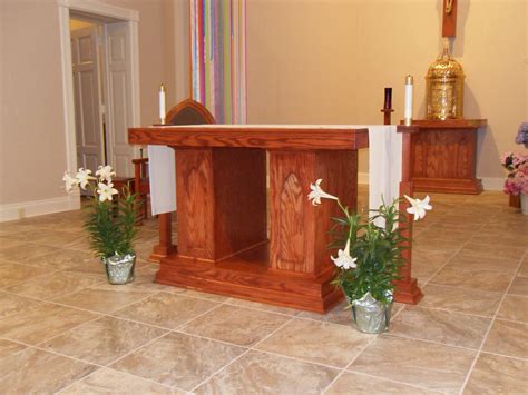 Wood Alternative altar