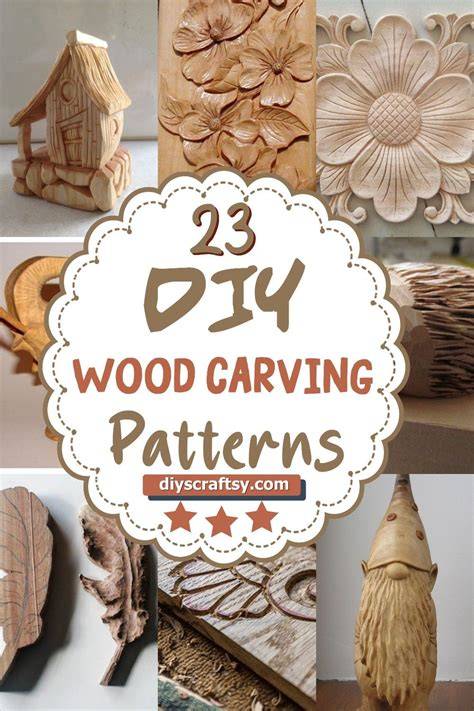 Wood Carving Illustrated Patterns
