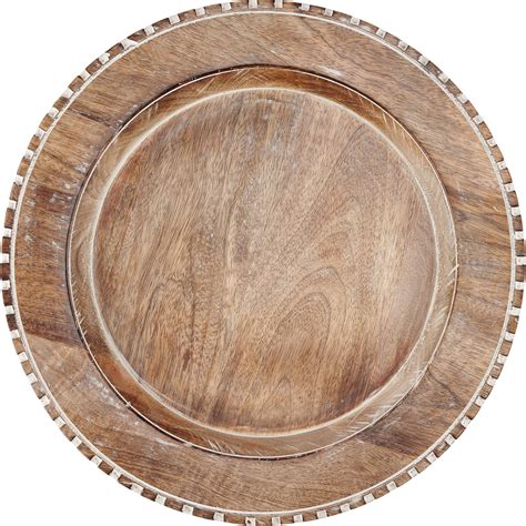 Wood Charger Plates