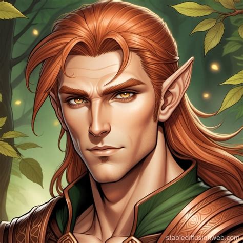 Enchanting Copper Skin of Wood Elves - Unleashing the Mystical Aura of Nature’s Finest