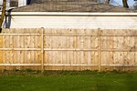 Wood Panel Fence Installation