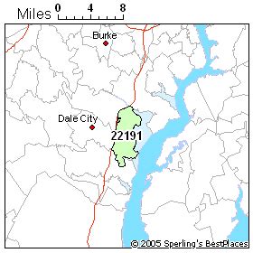 Woodbridge Zip Code Map