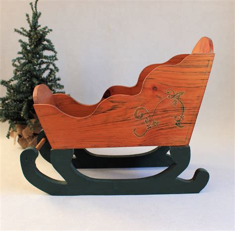 white wooden santa sleigh Google Search Christmas sleigh, Christmas