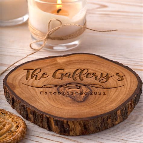 Wooden Coasters Engraved