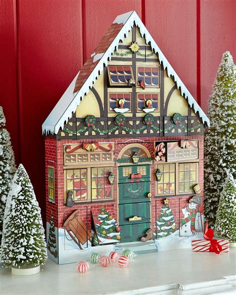 Wooden Log Home Advent Calendar