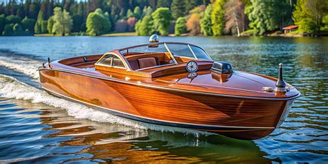Wooden Speedboat