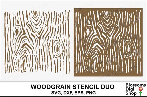 Download Woodgrain Stencil Files DXF Files