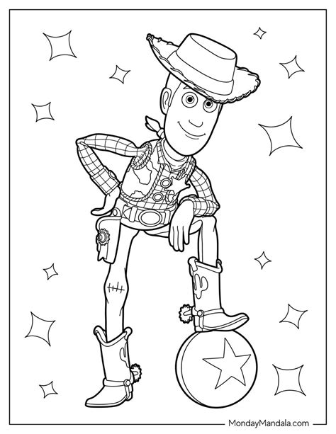Woody Coloring Page
