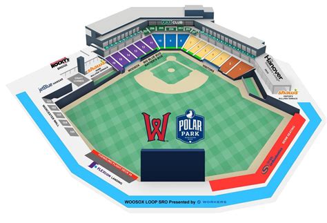Woosox Stadium Seating Chart