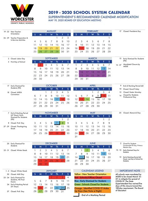 Worcester Public Calendar