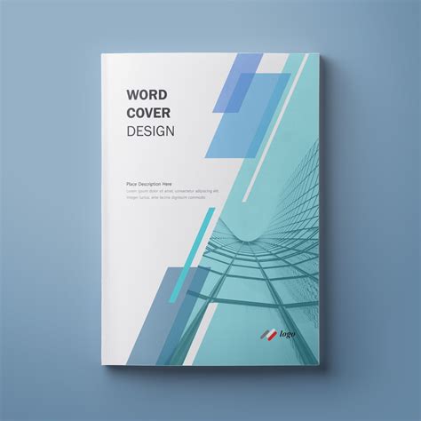 Word Book Cover Template